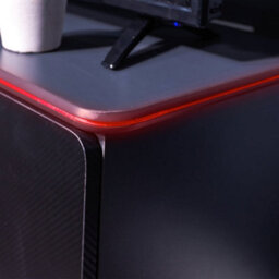 X Rocker Carbon-Tek Led Tv Media Unit - Grey / Red Rgb - thumbnail 5