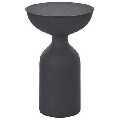 Beliani Side Table Cota Metal Black - image 1