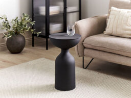 Beliani  Side Table Cota Metal Black - thumbnail 2