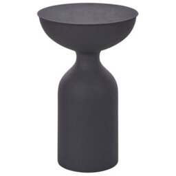 Beliani  Side Table Cota Metal Black