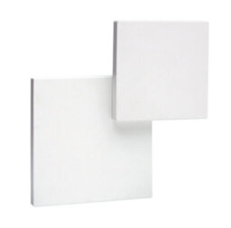 Luminosa Lighting Luminosa Fusion Wall Light Squares 5W Led 3000K Matt White, 285Lm, - thumbnail 1