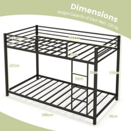 Heavy Duty Slatted Floor Bed Frame For Teens & Adults - thumbnail 2