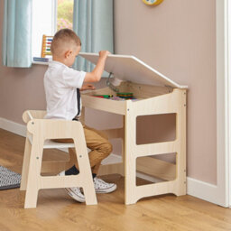 Liberty House Toys Kid's Scandi Study Desk And Chair Set - thumbnail 2