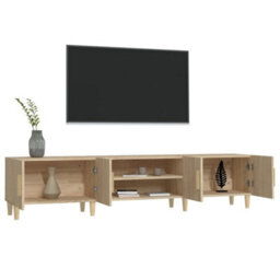 Berkfield Tv Cabinet Sonoma Oak 180X31.5X40 Cm Engineered Wood - thumbnail 5