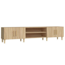 Berkfield Tv Cabinet Sonoma Oak 180X31.5X40 Cm Engineered Wood - thumbnail 2