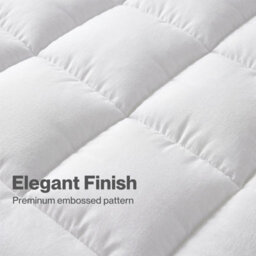 Lavio Mattress Topper 10Cm Deep Soft Microfibre Washable With Strap  Double - thumbnail 9
