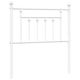 Berkfield Metal Headboard White 80 Cm - thumbnail 2