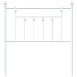 Berkfield Metal Headboard White 80 Cm - thumbnail 4