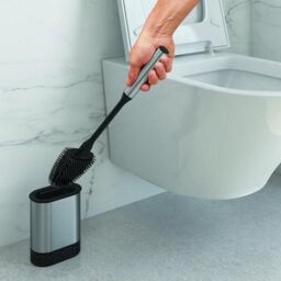 Metaltex Stainless Steel Toilet Brush - Silver/black - thumbnail 5