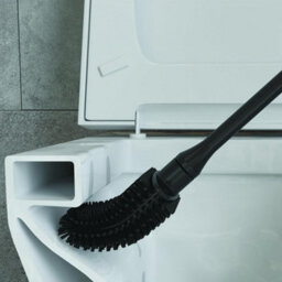 Metaltex Stainless Steel Toilet Brush - Silver/black - thumbnail 4