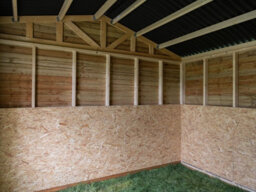 Arbor Garden Solutions 12Ft X 12Ft Mobile Animal Field Shelter With Overhang V.3 - thumbnail 4