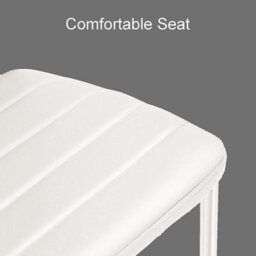 Kosy Koala Dining Chairs Set Of 4 White Leather Kitchen Chairs - thumbnail 4