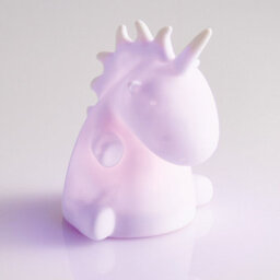 Colour Changing Unicorn Night Light - Battery Powered Portable Kids Bedroom Led Novelty Mood Lighting - H12Cm X W11.5 X D11Cm - thumbnail 3