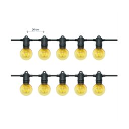GoodHome Bideford Mains-Powered (Plug-In) Warm White 10 Led Indoor & Outdoor String Lights - thumbnail 9
