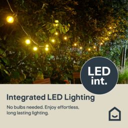 GoodHome Bideford Mains-Powered (Plug-In) Warm White 10 Led Indoor & Outdoor String Lights - thumbnail 8