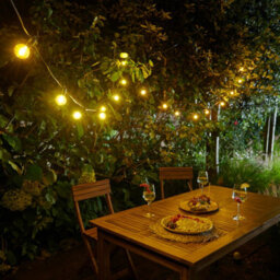 GoodHome Bideford Mains-Powered (Plug-In) Warm White 10 Led Indoor & Outdoor String Lights