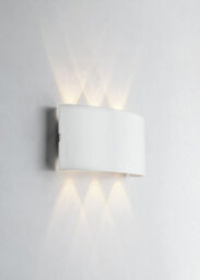 Luminosa Lighting Luminosa Beetle Bco Outdoor Integrated Led Flush Wall Light, Antracite Goffrato, Ip54, 4000K