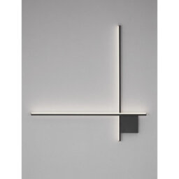Luminosa Lighting Luminosa Cross Integrated Led Wall Lamp Sandy Black Triac Dimmable Led 21W 1351Lm 2700K - thumbnail 2