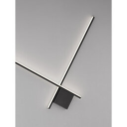 Luminosa Lighting Luminosa Cross Integrated Led Wall Lamp Sandy Black Triac Dimmable Led 21W 1351Lm 2700K - thumbnail 5