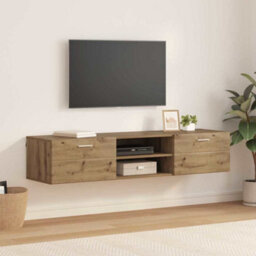 Walplus Tv Cabinet Artisan Oak 150 X 39 X 30 Cm Engineered Wood - thumbnail 1