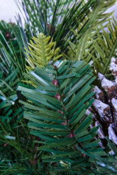 Christmas Tree World 50Cm Decorated Mixed Pine Wreath With Red Baubles - thumbnail 7