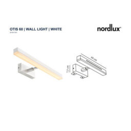 Nordlux Otis Aluminium Wall Light 2-Level Dimming White,mains Led - thumbnail 5