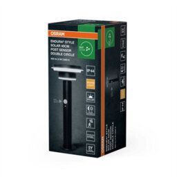 Osram Endura Style Solar Post Outdoor Light Black - thumbnail 3