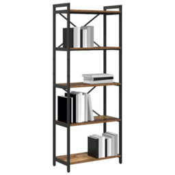 Berkfield Modern Bookcase Old Wood 60 X 30 X 153 Cm Engineered Wood - thumbnail 3