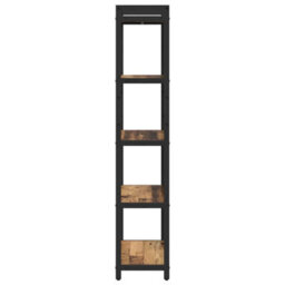 Berkfield Modern Bookcase Old Wood 60 X 30 X 153 Cm Engineered Wood - thumbnail 6