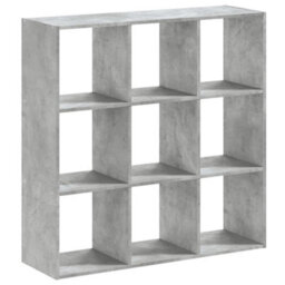 Berkfield Bookcase Concrete Grey 102X32X102 Cm Engineered Wood - thumbnail 6