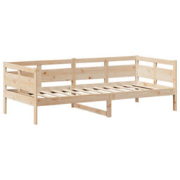 Berkfield Day Bed With Roof Without Mattress 80X200 Cm Solid Wood - thumbnail 5