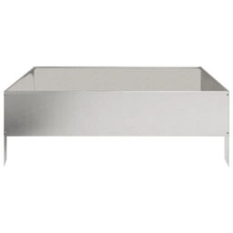 Berkfield Durable Garden Raised Bed 100X100X33.5 Cm Stainless Steel - thumbnail 4