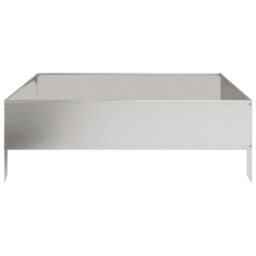 Berkfield Durable Garden Raised Bed 100X100X33.5 Cm Stainless Steel - thumbnail 5