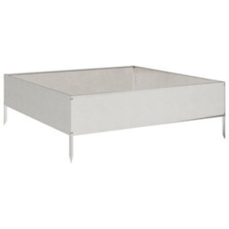 Berkfield Durable Garden Raised Bed 100X100X33.5 Cm Stainless Steel - thumbnail 6