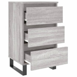 Berkfield Elegant Bedside Cabinets 2 Pcs Grey Sonoma 40X35X69 Cm Engineered Wood - thumbnail 6