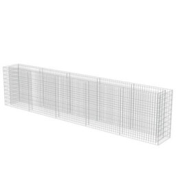 Berkfield Gabion Raised Bed Galvanised Steel 450X50X100 Cm - thumbnail 3