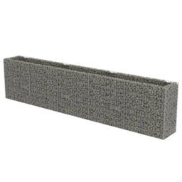 Berkfield Gabion Raised Bed Galvanised Steel 450X50X100 Cm - thumbnail 2
