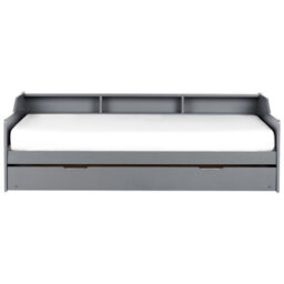 Beliani Trundle Bed Pine Wood Edern 90 X 200 Cm (Eu Single) Grey - thumbnail 7