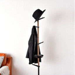 GardenSkill Coat Stand & Clothes Hanging Rack 1.7M H Freestanding Hat Hanger Umbrella Holder Hall Tree Bag Home Office Organiser - thumbnail 2