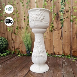 Floral Design Sandstone Jardinière - thumbnail 3