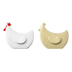 Orsina Quirky Ceramic Rooster Ornament,distinctive Decorative Stoneware Rooster,farmhouse-Inspired Chicken Statue - thumbnail 2