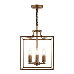 Pagazzi Lighting Pagazzi Grove Matte Antique Brass Ceiling Light Pendant - thumbnail 2
