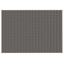 Vidaxl Weighted Blanket Grey 138X200 Cm Single 10 Kg Fabric Weighted Blankets - thumbnail 3