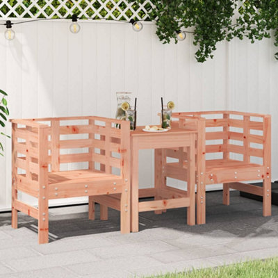 Berkfield Garden Chairs 2 Pcs 61.5X53X71 Cm Solid Wood Douglas - image 1