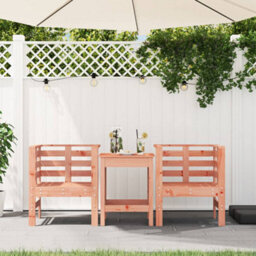 Berkfield Garden Chairs 2 Pcs 61.5X53X71 Cm Solid Wood Douglas - thumbnail 3