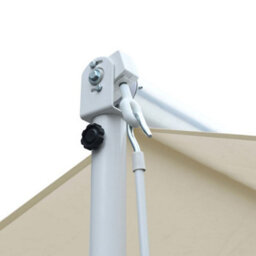 Walplus Free Standing Awning Garden Sun Shade Canopy Gazebo For Back Door, Porch, Patio 3X3 M Cream - thumbnail 5