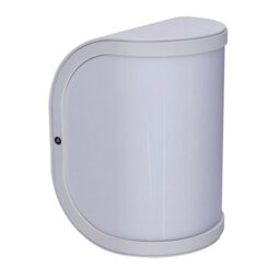 Luminosa Lighting Luminosa Segga Outdoor Flush Wall Lamp White Ip44 1X E27 - thumbnail 2