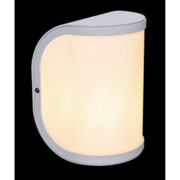 Luminosa Lighting Luminosa Segga Outdoor Flush Wall Lamp White Ip44 1X E27 - thumbnail 5