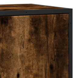 Walplus Sideboard Smoked Oak 68X35X76 Cm Engineered Wood And Metal - thumbnail 7