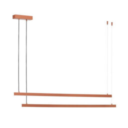 Luminosa Lighting Luminosa Miami Led Bar Pendant Ceiling Light Terracotta, 6260M, 3000K - thumbnail 3